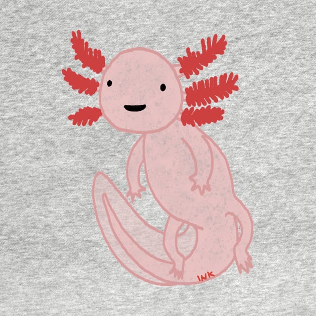 Axolotl by Inktopodes